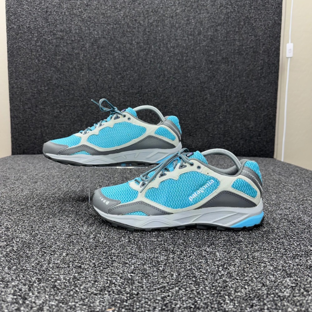 Patagonia Sky Trail Running Shoes Womens 11 Blue Grey fair discontinued
